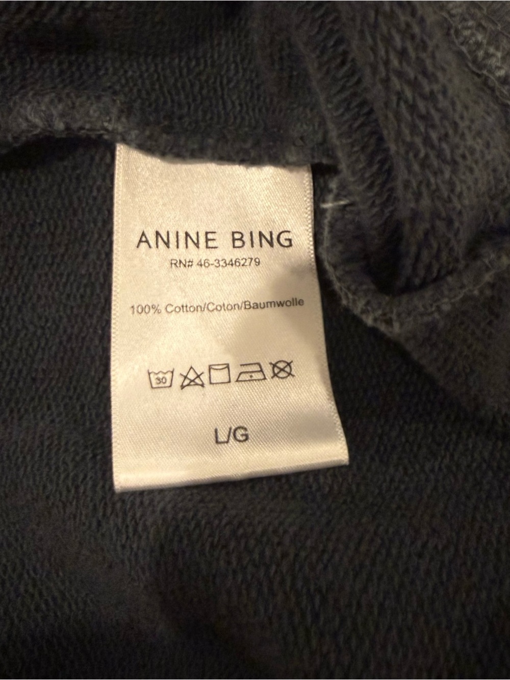 Anine Bing City Crewneck Sweatshirt - Picture 3 of 3